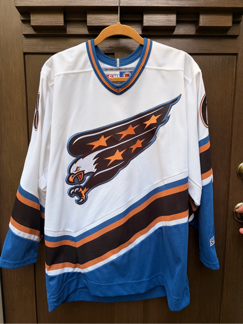 Vintage Washington Capitals CCM Jágr #68 jersey